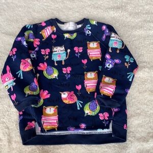 Blossom couture animal sweatshirt 5-6 NWOT